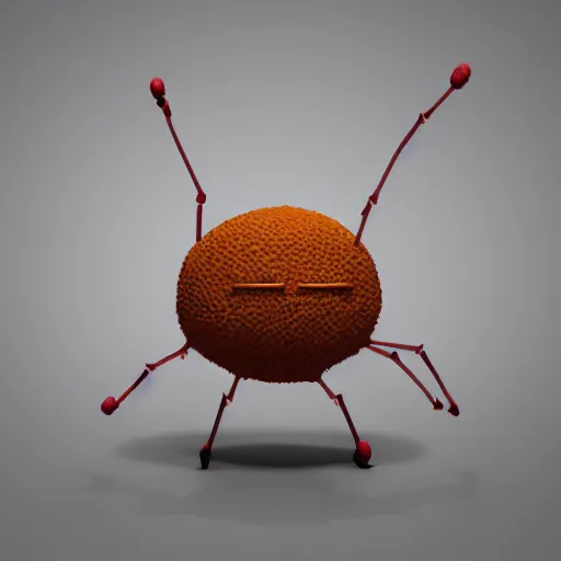 Prompt: bacteriophage with a donald trump toupee, octane render, artstation