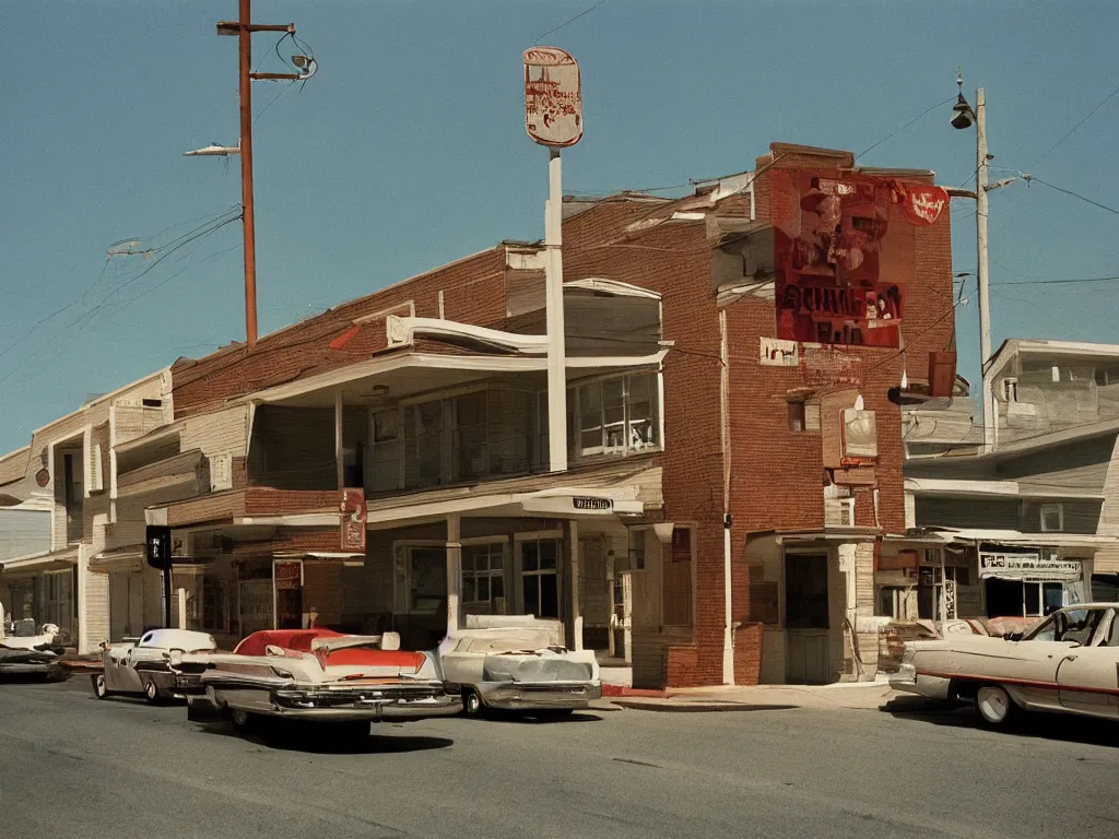 Image similar to kansas street photography by william eggleston and stephen shore