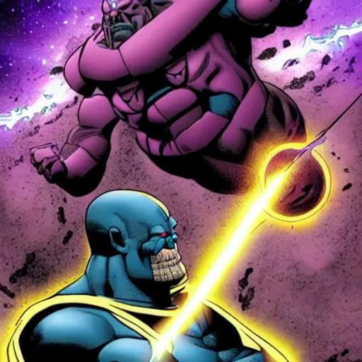 Prompt: Thanos vs Darkseid