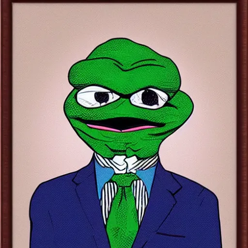 Image similar to president pepe.