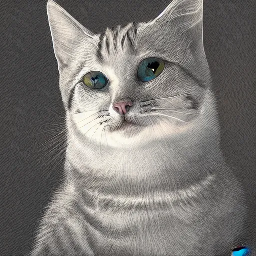 digital art Cat, OpenArt , | high | Diffusion contrast, Stable highly detailed ,