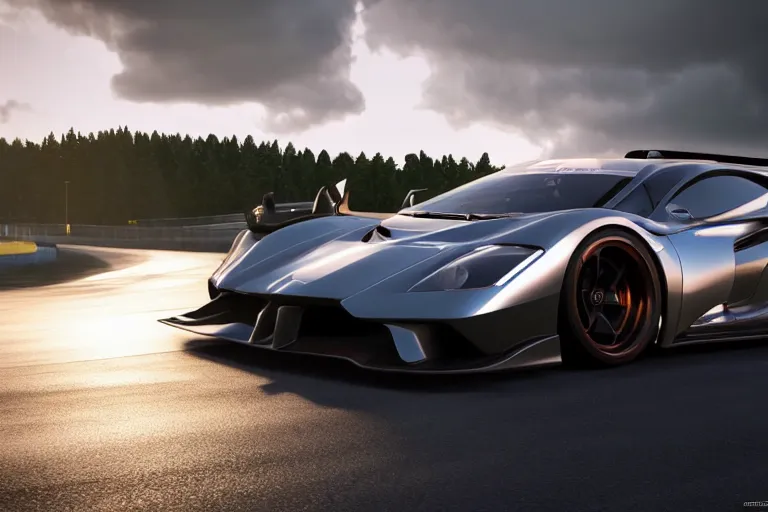 Image similar to photo wallpaper sport car gran turismo 7 forza horizon need for speed fast and furious 5 unreal engine supercar hypercar game concept car octane render, 4 khd 2 0 2 2 3 d cgi rtx style chrome reflexion global illumination ray tracing hdr arstation pixar and disney unreal