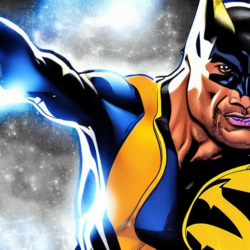 Image similar to Dwayne Johnson as Batgirl digital art 4k detailed super realistic