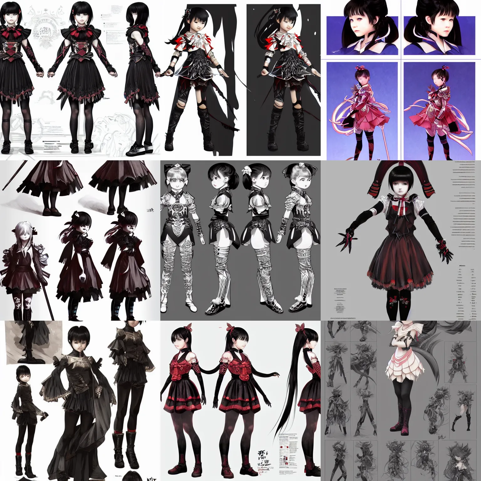 anime reference sheets/ character settei — Show By Rock!! - Criticrista