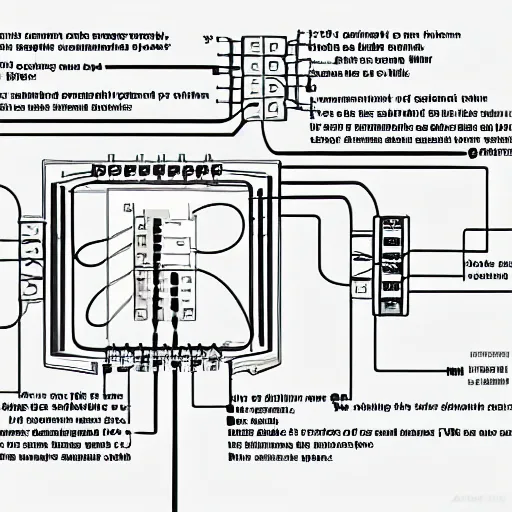 Image similar to wiring schematic of Alex Jones depicting all wires and grounds