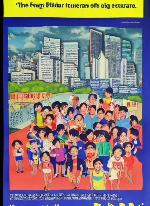 Image similar to 1 9 9 0 s singaporean public education poster