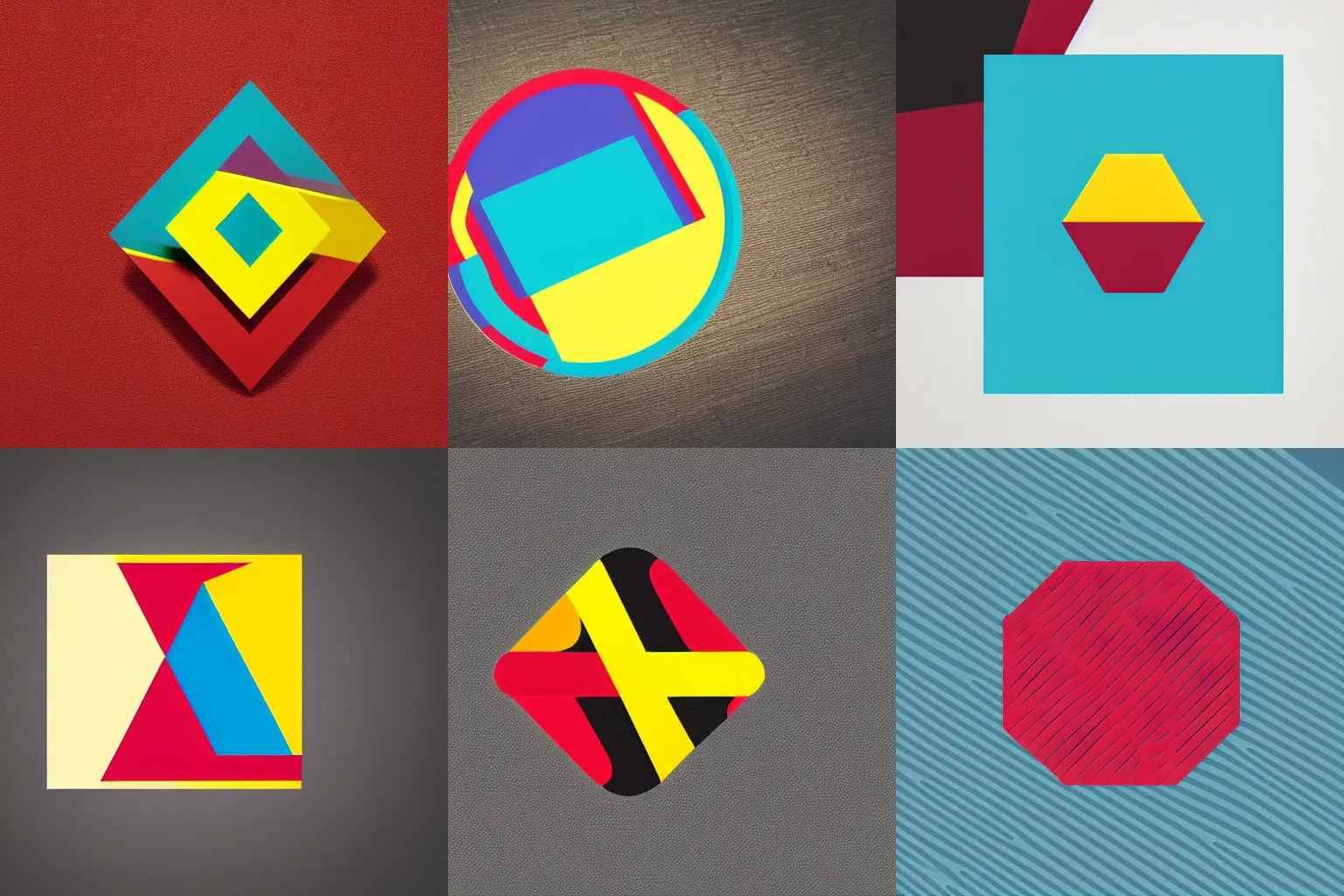 Prompt: geometric gradient logo that looks like an s. rounded corners. red yellow magenta and cyan colors