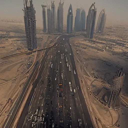 Image similar to gta : dubai, by greg rutkowski