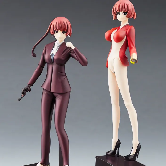 Prompt: mamimi samejima plug suit pop up parade figurine