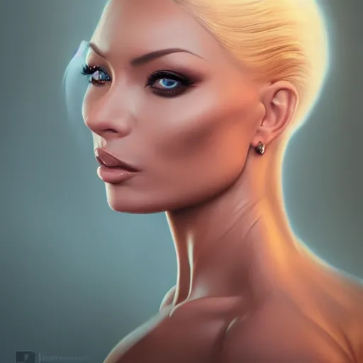 Image similar to portrait of isabelledeltore by artgerm