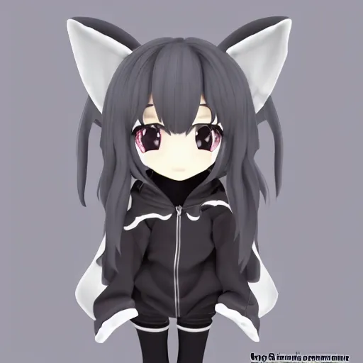 cute anime wolf girl