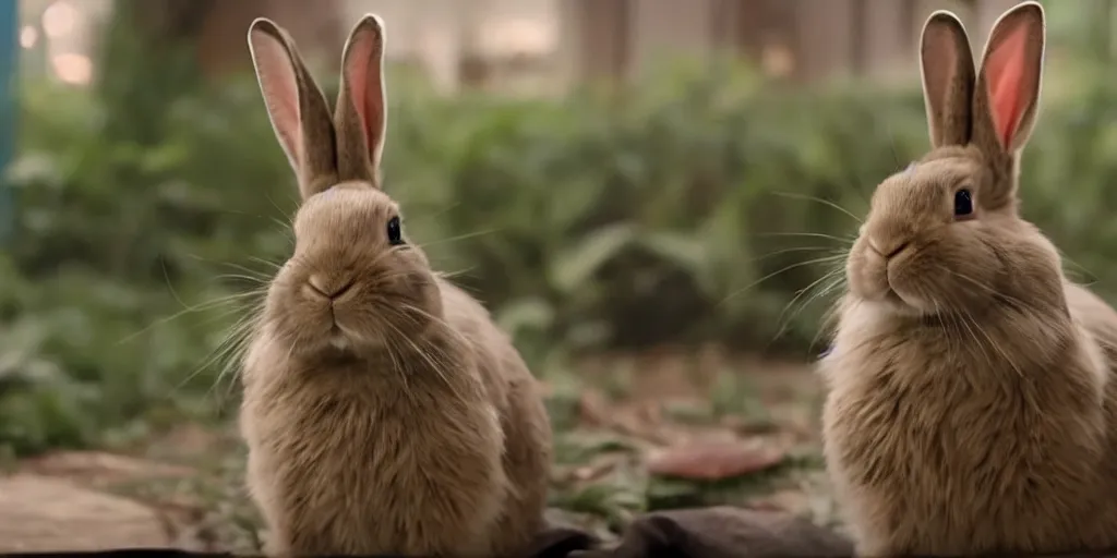 Image similar to a rabbit in the amazon prime tv show the boys screenshot