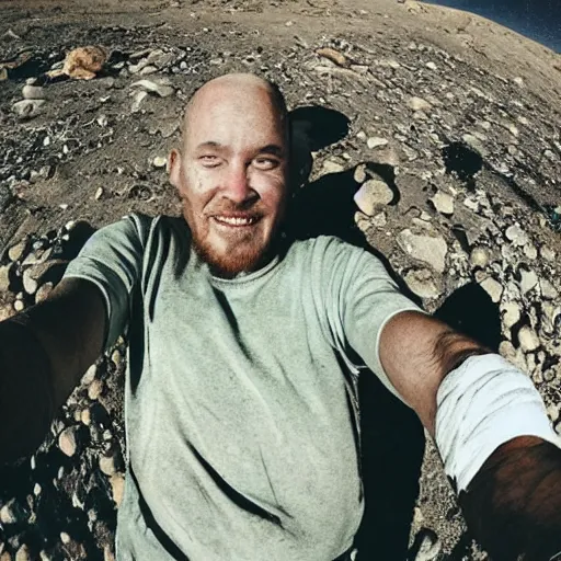 Image similar to selfie of the last human on earth