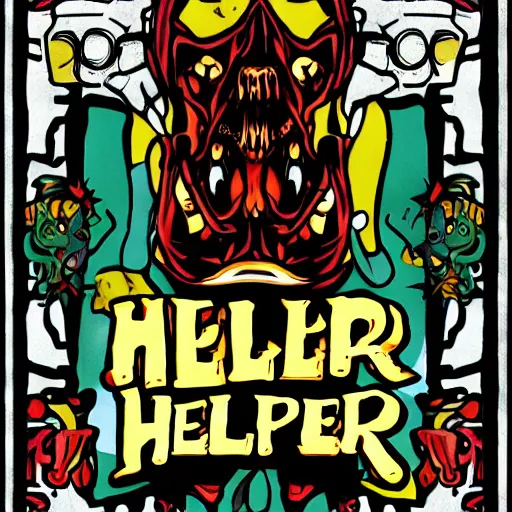 Prompt: hellper art