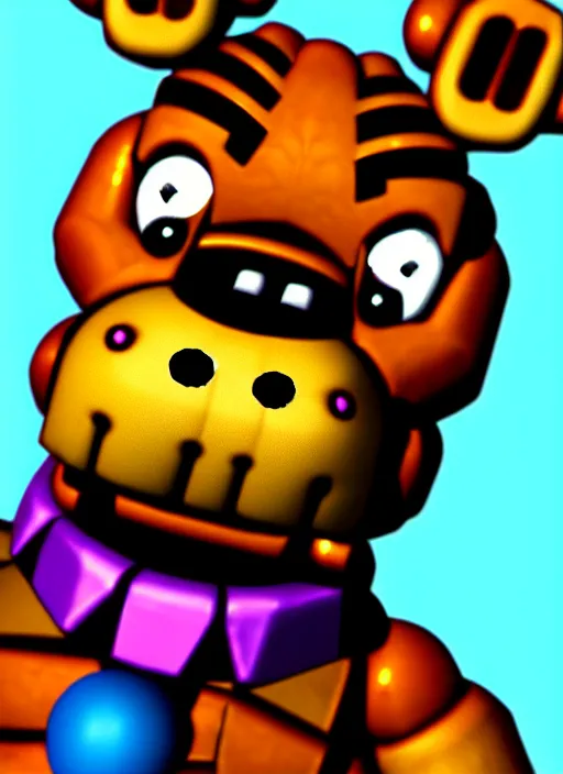 Image similar to portrait of freddy fazbear from five nights at freddy's