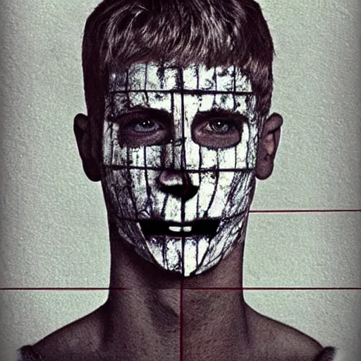 Prompt: The chest and the head divided by a white laser A pattern of mad strobes, you're going haywire In your eyes night cold, I see the end of us You're playing your best role but the mask shatters Where are you going, boy? When did you get so lost? How could you be so blind? How could you be so blind? A sustained, heart pain and a dark fever How did I get fooled by such a savage curse? The more I forgive you, the more it backfires Now you're dancing through the smoke like nothing else matters Where are you going, boy? When did you get so lost? How could you be so blind? How could you be so blind?