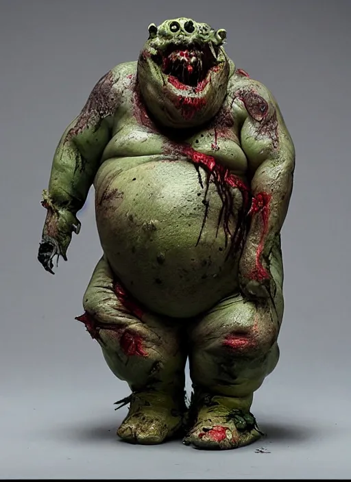 Image similar to Image on the store website, eBay, Wonderfully detailed 80mm Resin figure of a fat ugly monster with bloody dirty skin .