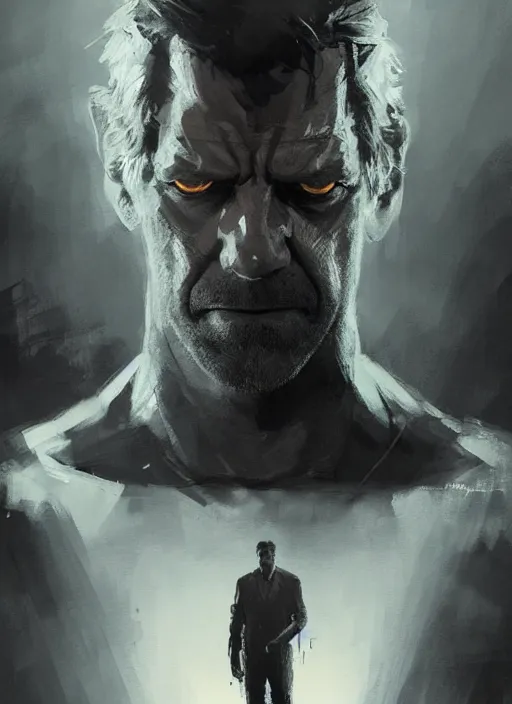 Image similar to portrait of Gregory House, dramatic lighting, illustration by Greg rutkowski, yoji shinkawa, 4k, digital art, concept art, trending on artstation