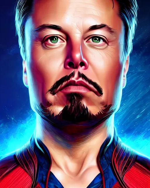 Prompt: elon musk portrait wearing a bikini in the style of doctor strange, beautiful eyes, realistic face, fantasy art, in the style of artgerm, illustration, epic, fantasy, intricate, hyper detailed, artstation, concept art, smooth, sharp focus, ray tracing, vibrant, artgerm, award winning art