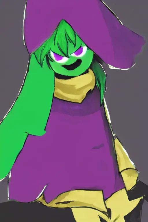 Image similar to ralsei from deltarune