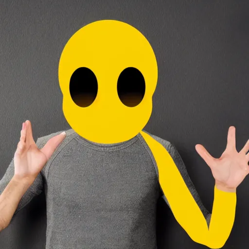 Image similar to man gesturing no emoji