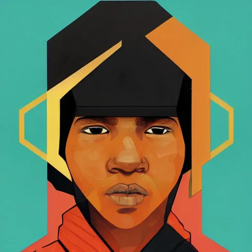 Prompt: Trayvon Martin by Sachin Teng, asymmetrical, Organic Painting , Matte Painting, geometric shapes, hard edges, graffiti, street art,:2 by Sachin Teng:4