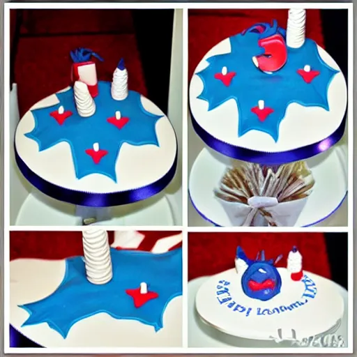 Image similar to bat birthday cake,