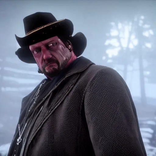 Image similar to The Undertaker in Red Dead Redemption 2
