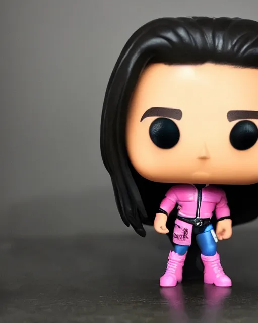 Image similar to Bret Hart Funko Pop. Photographic, photography