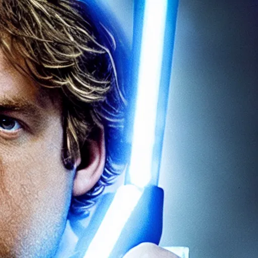 Image similar to jonah hill as luke skywalker in star wars episode 6, 8k resolution, full HD, cinematic lighting, award winning, anatomically correct