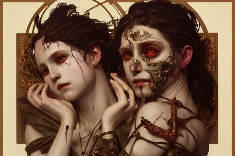 Prompt: ultra realistic, vykos, tzimisce, flesh, metamorphosis, vampire, sabbat, body horror, intricate details, eerie, highly detailed, octane render, 8 k, art by artgerm and alphonse mucha and greg rutkowski