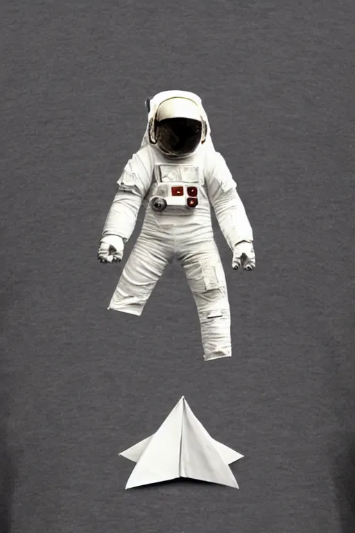 Prompt: origami astronaut