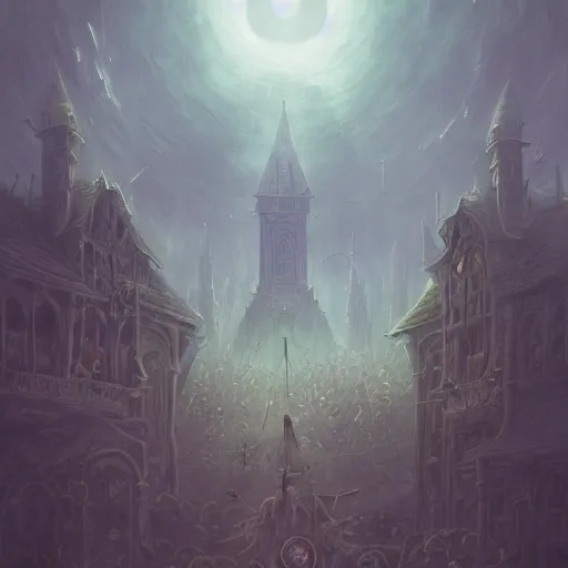 Prompt: A dozen Plague Doctors circling a monolith doing occult ritual illustration by Renato muccillo and Andreas Rocha and Johanna Rupprecht + dofus colors, wakfu colors + symmetry + greco-roman art, intricate ink illustration, intricate complexity, epic composition, magical atmosphere + wide long shot, wide angle + masterpiece, trending on artstation + 4k