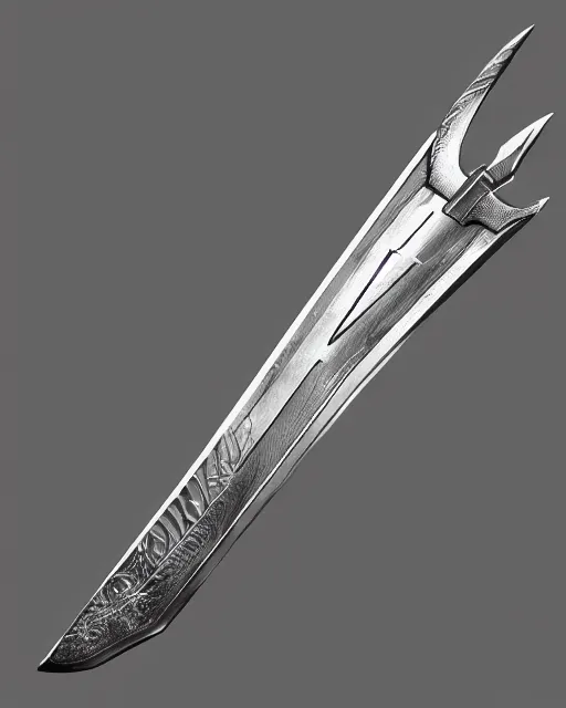 Prompt: realistic concept art of future swords, detailed, 1 4 5 0, delicate, hyper realism, ultra realistic, 8 k