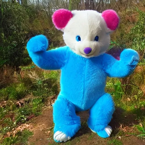 Image similar to real life care bear