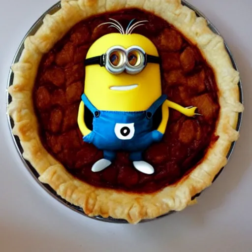 Image similar to minion pie