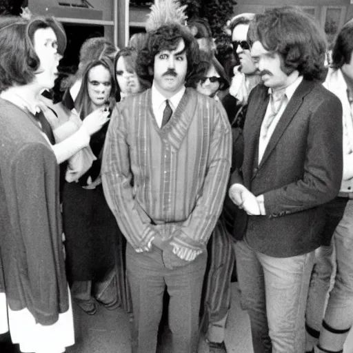 Image similar to andy reid as doctor who, 1 9 7 0 s, wide shot