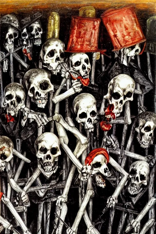 Image similar to death row, highly detailed painting by otto dix