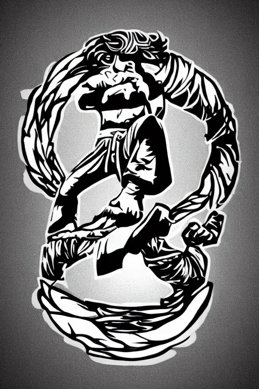 Karate and Taekwondo Logo Fight Vector Black Stock Vector - Illustration of  logo, belt: 189310167