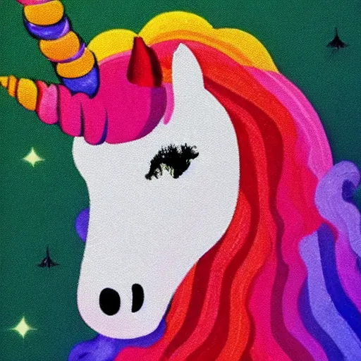 Prompt: a ( ( ( rainbow ) ) ) unicorn