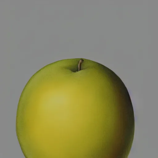 Image similar to centered hyper-realistic single piece of fruit, gray background