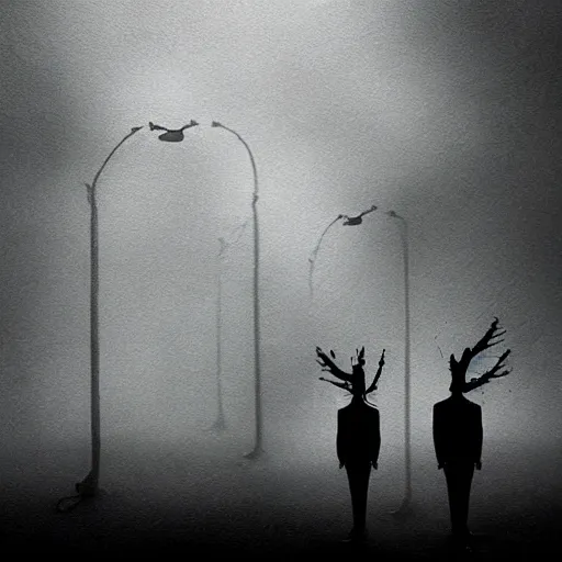 Image similar to the world between insanity and reality, surrealistic detailed claymation art, dark, moody, foggy