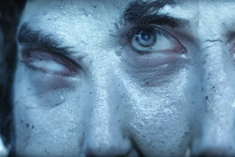 Prompt: vfx movie closeup, subzero by emmanuel lubezki