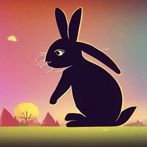 Image similar to a rabbit in the style of life is strange