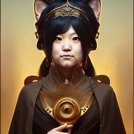 Image similar to portrait painting of a cute shiba inu bard with cape, ultra realistic, concept art, intricate details, eerie, highly detailed, photorealistic, octane render, 8 k, unreal engine. art by artgerm and greg rutkowski and charlie bowater and magali villeneuve and alphonse mucha