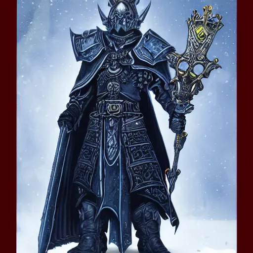 Image similar to the lich king as a chad