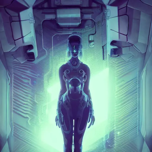 Image similar to hyperrealistic portrait of a woman monster astronaut, full body portrait, well lit, intricate abstract. cyberpunk, intricate artwork, by Tooth Wu, wlop, beeple. octane render,in the style of Jin Kagetsu, James Jean and wlop, highly detailed, realism, photo, focus, soft light, god illumination, intricate concept art, digital painting, ambient lighting, 4k, artstation