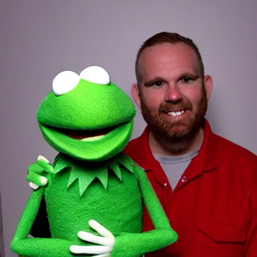 Image similar to corey schmitt as a muppet