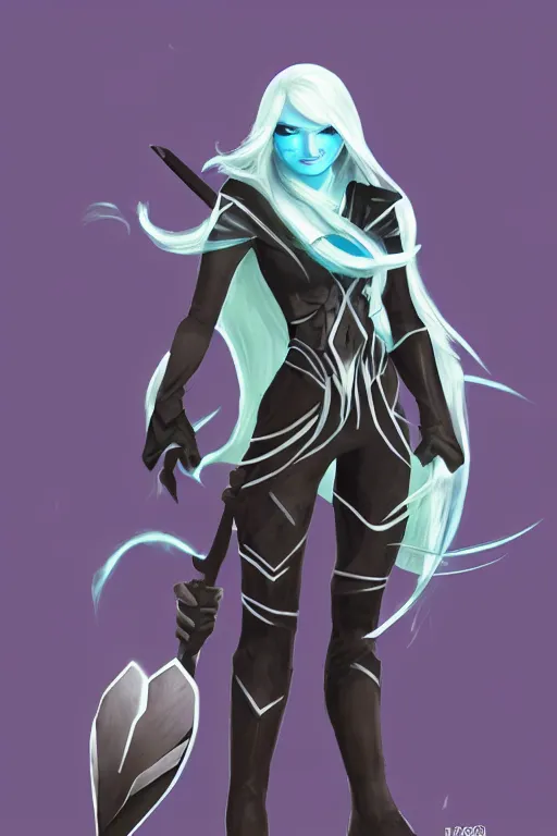 Prompt: Drow Ranger, dota 2,