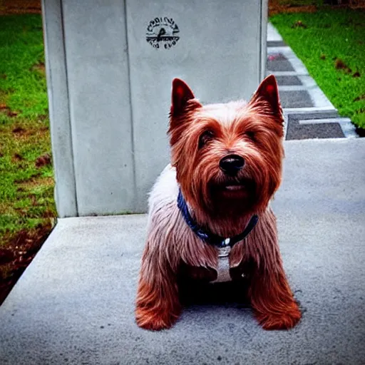 Prompt: “ iron bark, the superhero west highland terrier. iron westy ”